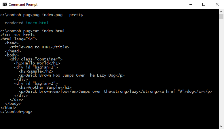 command prompt